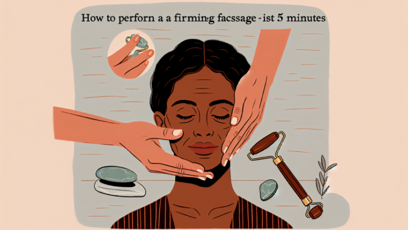 Cómo hacer un masaje facial reafirmante en solo 5 minutos