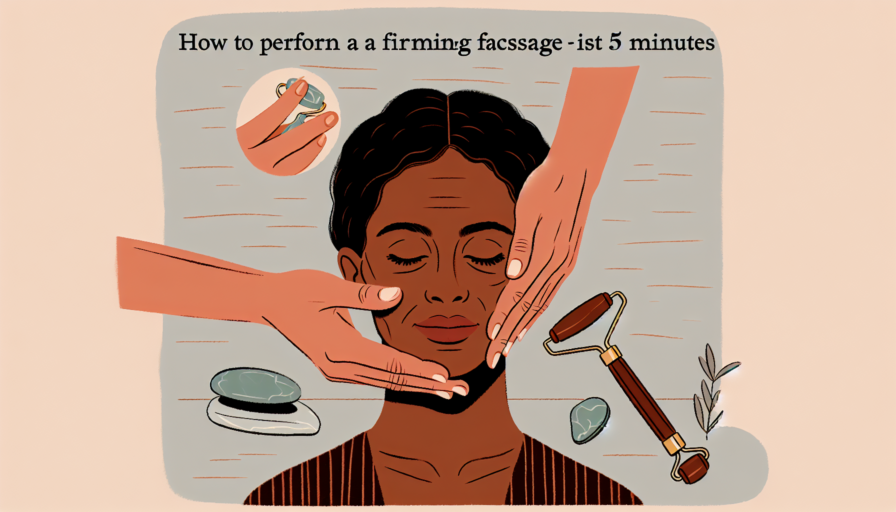 Cómo hacer un masaje facial reafirmante en solo 5 minutos