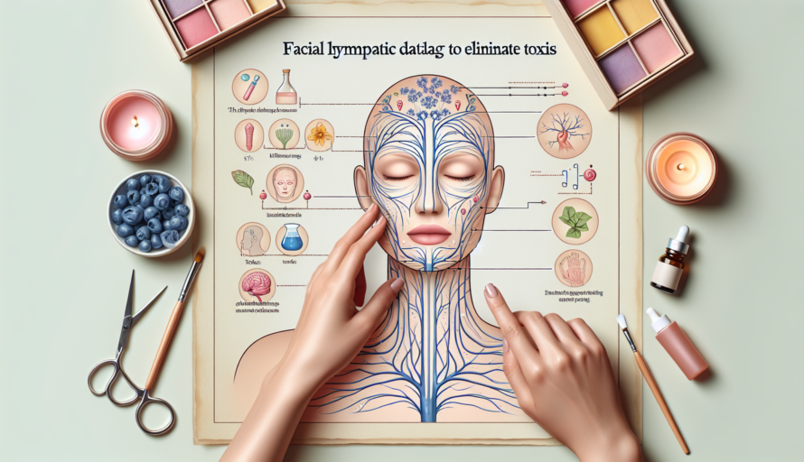 Drenaje linfático facial paso a paso para eliminar toxinas