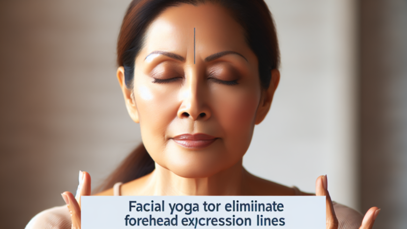 Yoga facial para eliminar líneas de expresión en la frente